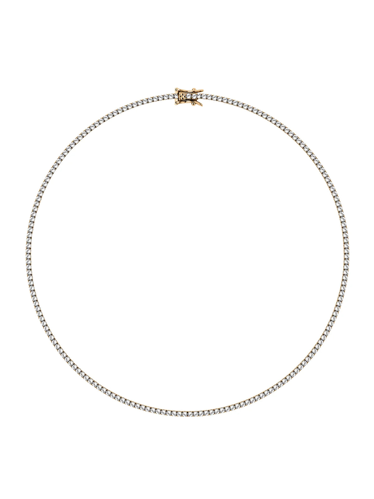 VVS1 MOISSANITE TENNIS CHAIN NECKLACE — Shinier Than Diamond