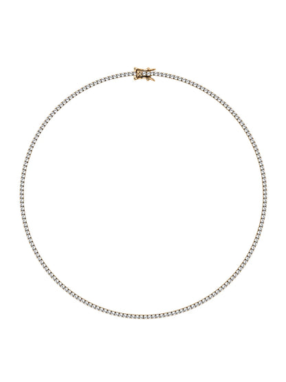 VVS1 MOISSANITE TENNIS CHAIN NECKLACE — Shinier Than Diamond