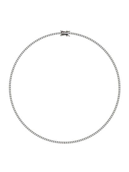 VVS1 MOISSANITE TENNIS CHAIN NECKLACE — Shinier Than Diamond