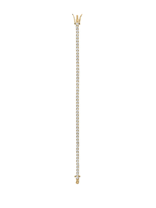 925 Sterling Silver Tennis Bracelet in 4MM VVS1 Moissanite | GRA Certified