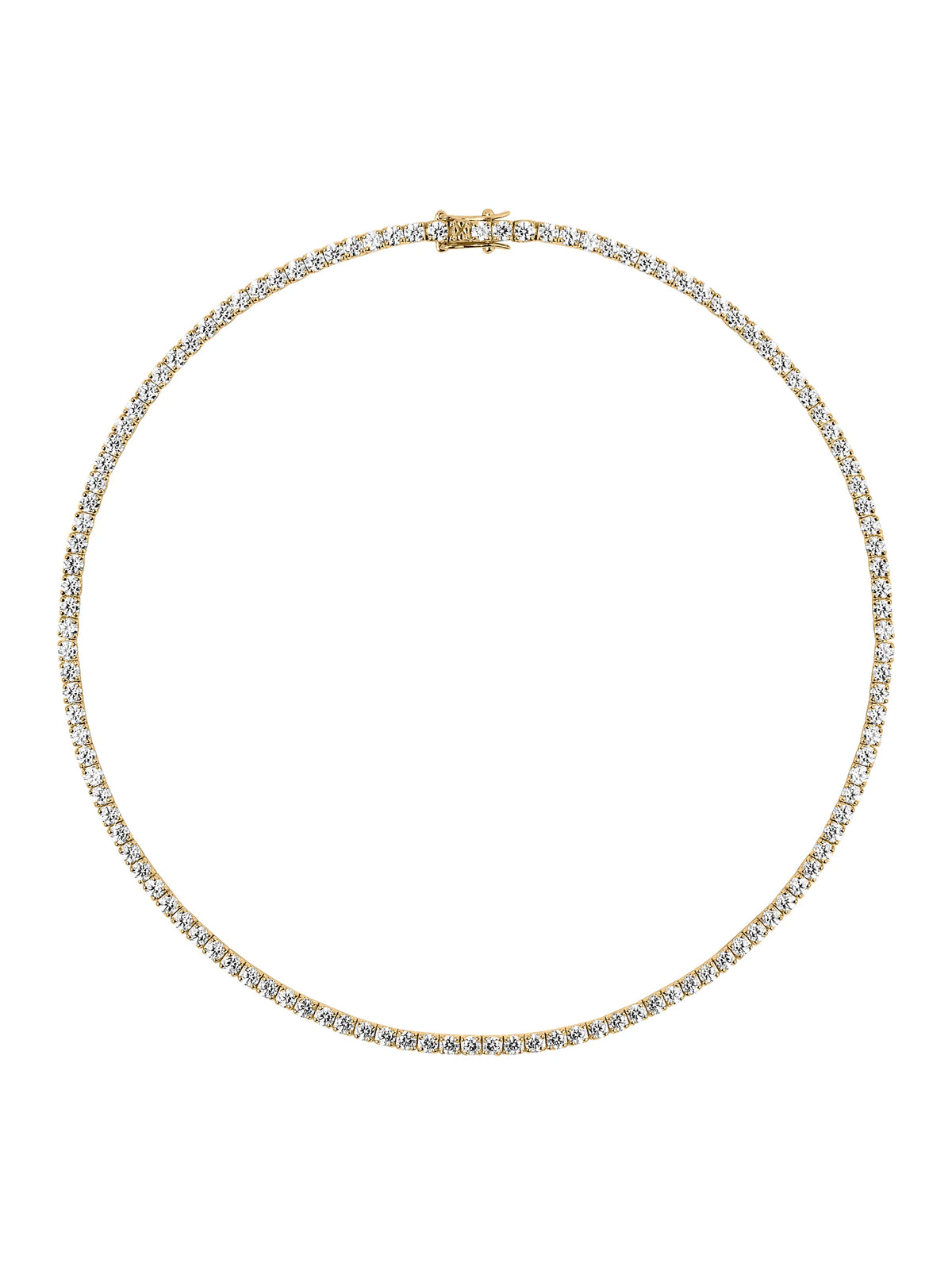 VVS1 MOISSANITE TENNIS CHAIN NECKLACE — Shinier Than Diamond