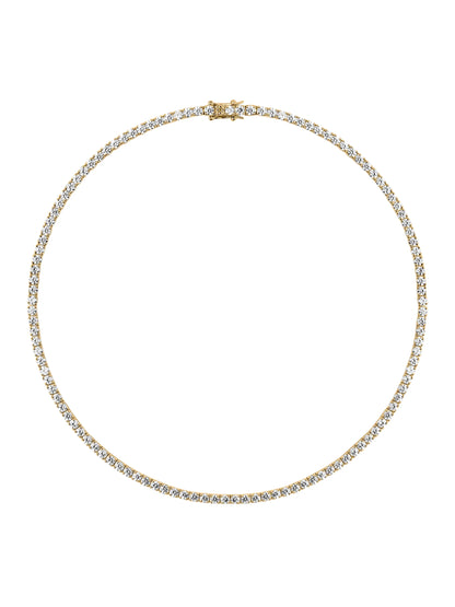 VVS1 MOISSANITE TENNIS CHAIN NECKLACE — Shinier Than Diamond