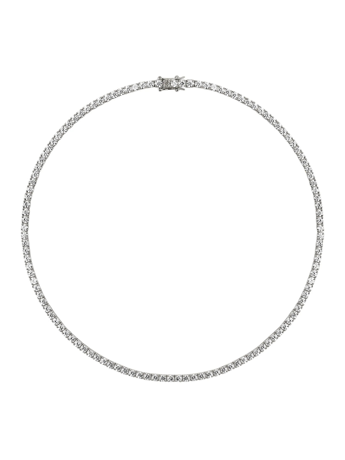 VVS1 MOISSANITE TENNIS CHAIN NECKLACE — Shinier Than Diamond