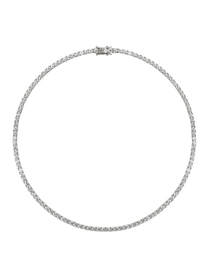 VVS1 MOISSANITE TENNIS CHAIN NECKLACE — Shinier Than Diamond