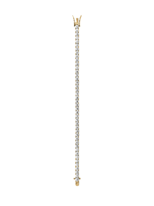 925 Sterling Silver Tennis Bracelet in 4MM VVS1 Moissanite | GRA Certified