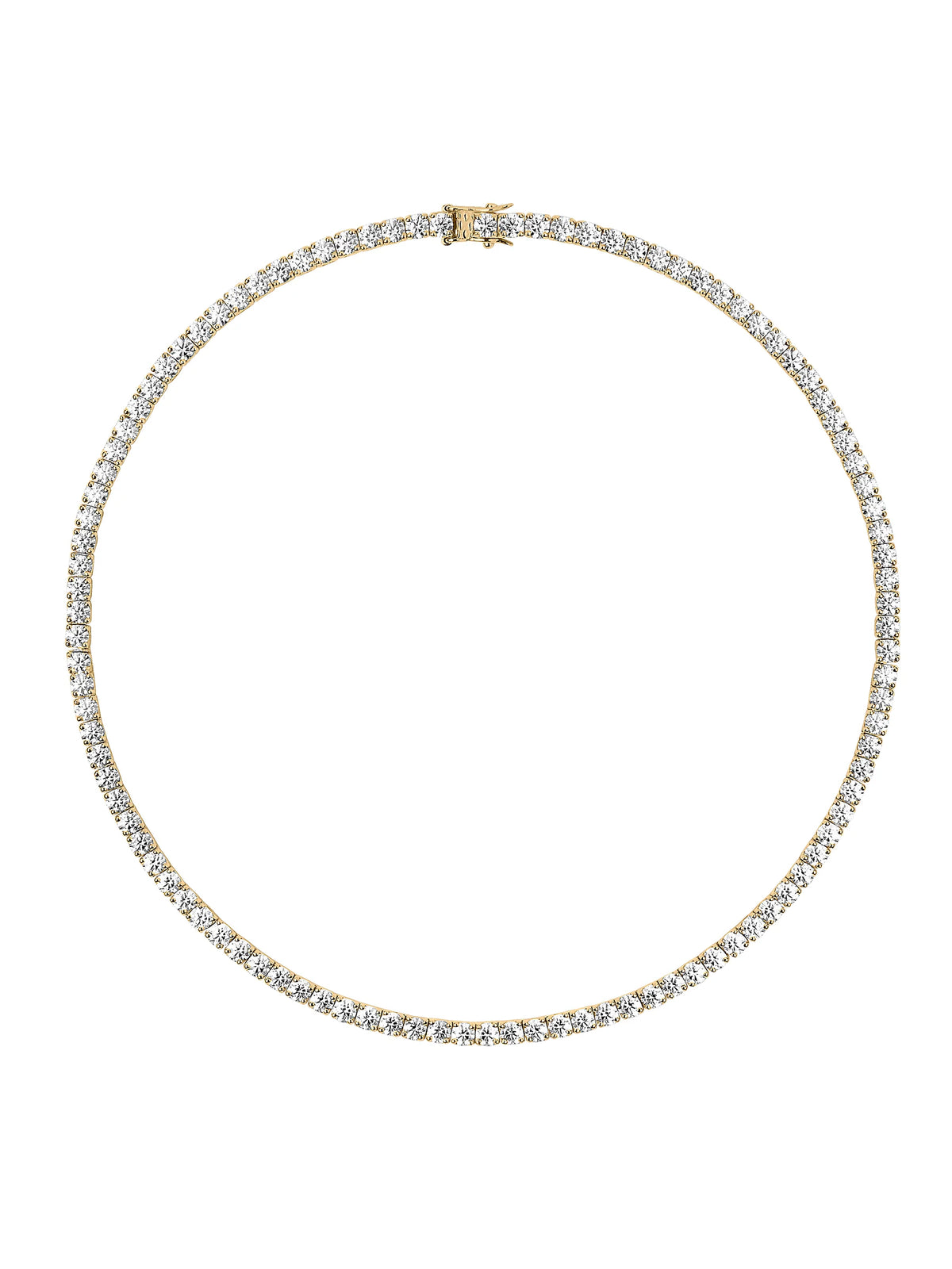 VVS1 MOISSANITE TENNIS CHAIN NECKLACE — Shinier Than Diamond