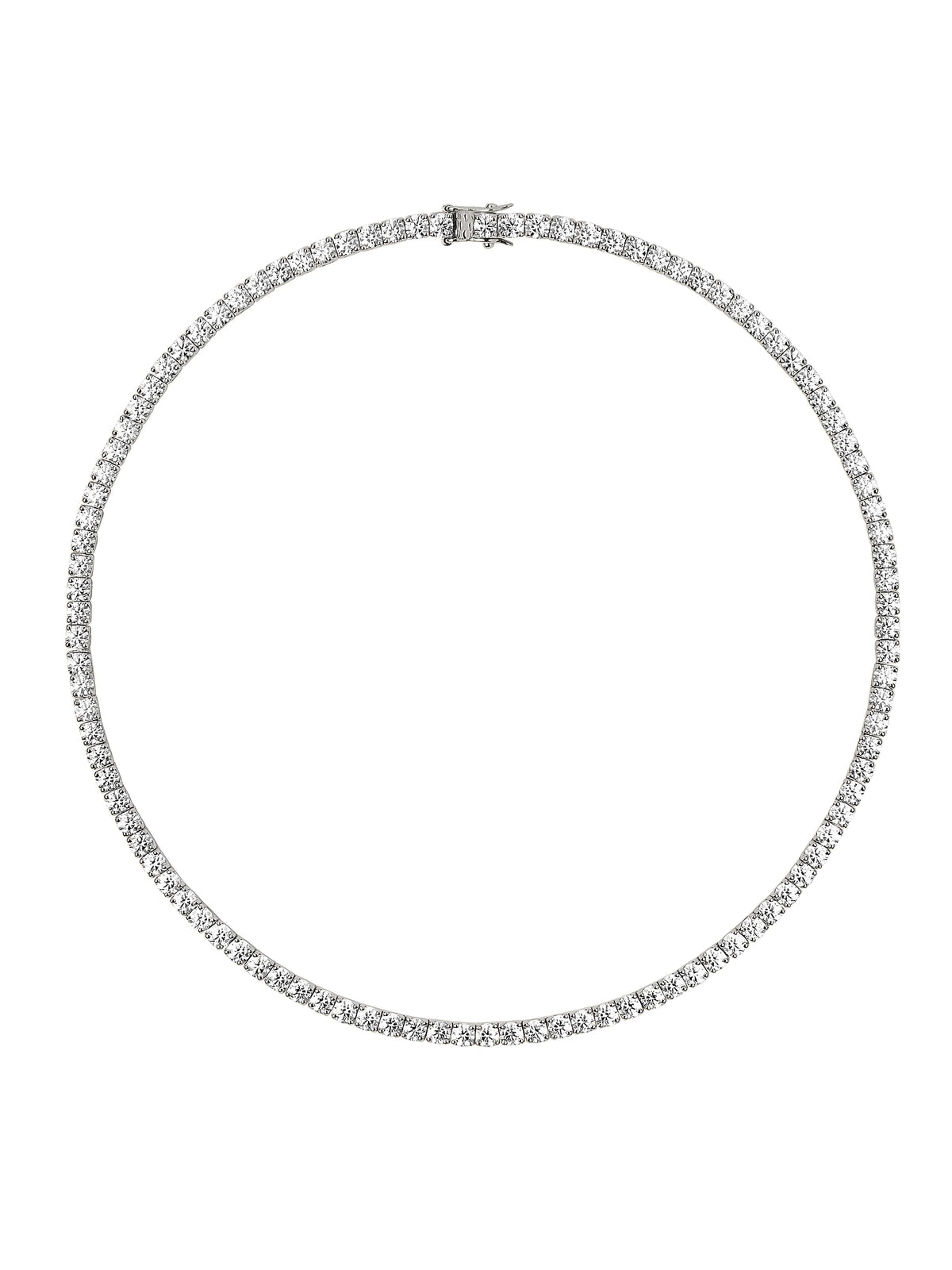 VVS1 MOISSANITE TENNIS CHAIN NECKLACE — Shinier Than Diamond