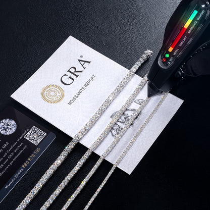 VVS1 MOISSANITE TENNIS BRACELET — Shinier Than Diamond