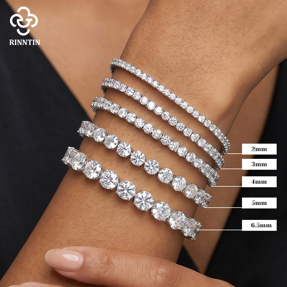VVS1 MOISSANITE TENNIS BRACELET — Shinier Than Diamond