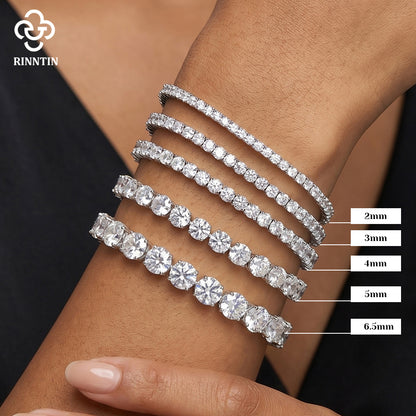 VVS1 MOISSANITE TENNIS BRACELET — Shinier Than Diamond