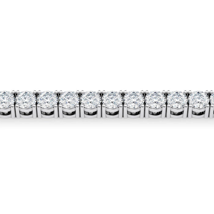 925 Sterling Silver Tennis Bracelet in 4MM VVS1 Moissanite | GRA Certified