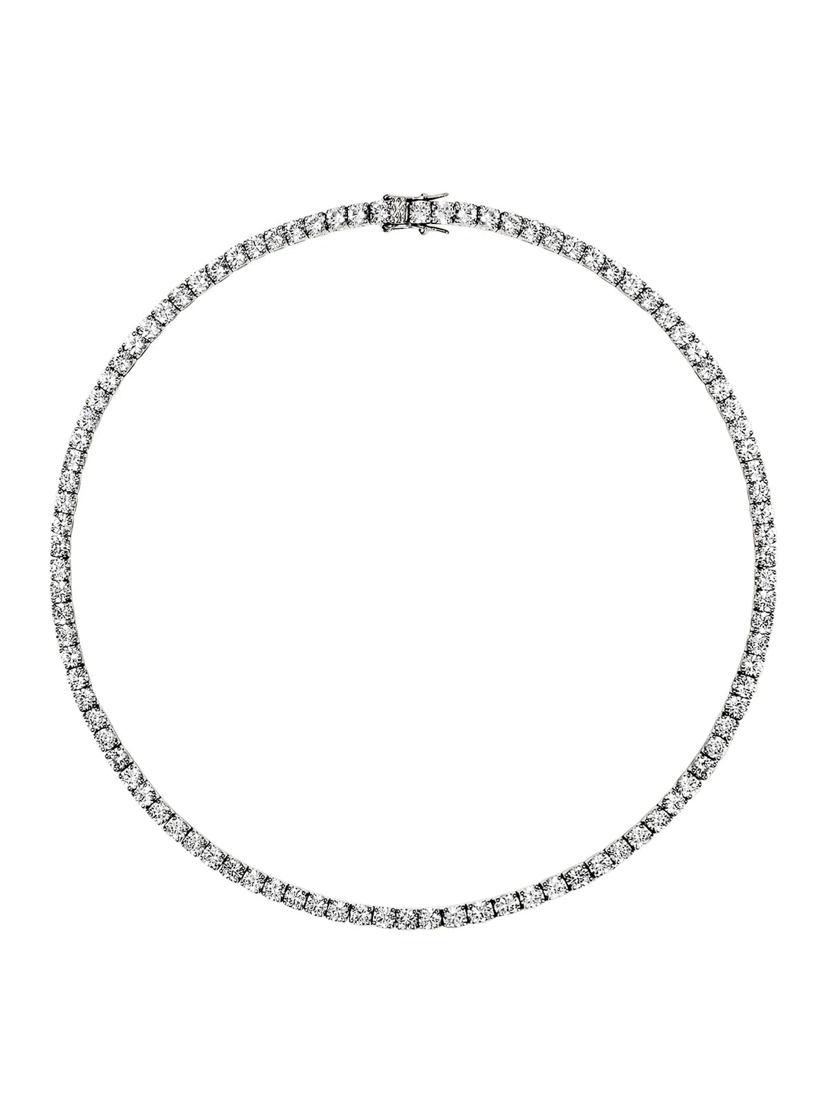 VVS1 MOISSANITE TENNIS CHAIN NECKLACE — Shinier Than Diamond