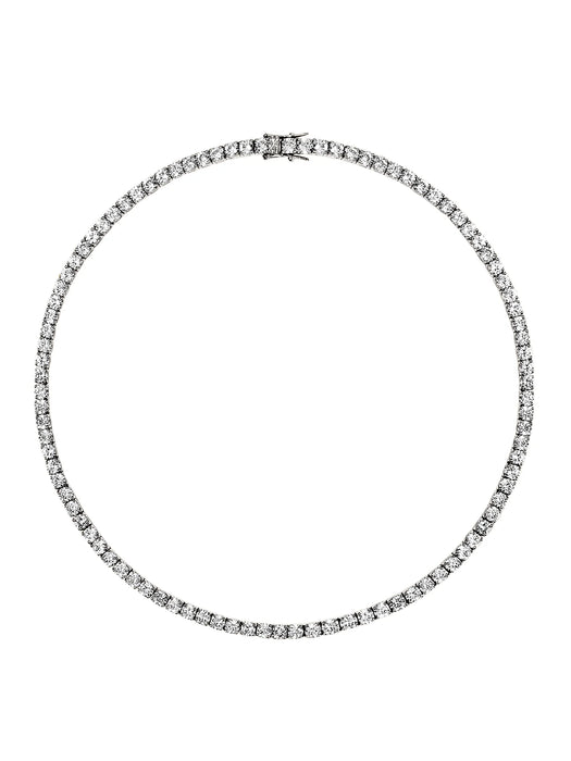 VVS1 MOISSANITE TENNIS CHAIN NECKLACE — Shinier Than Diamond