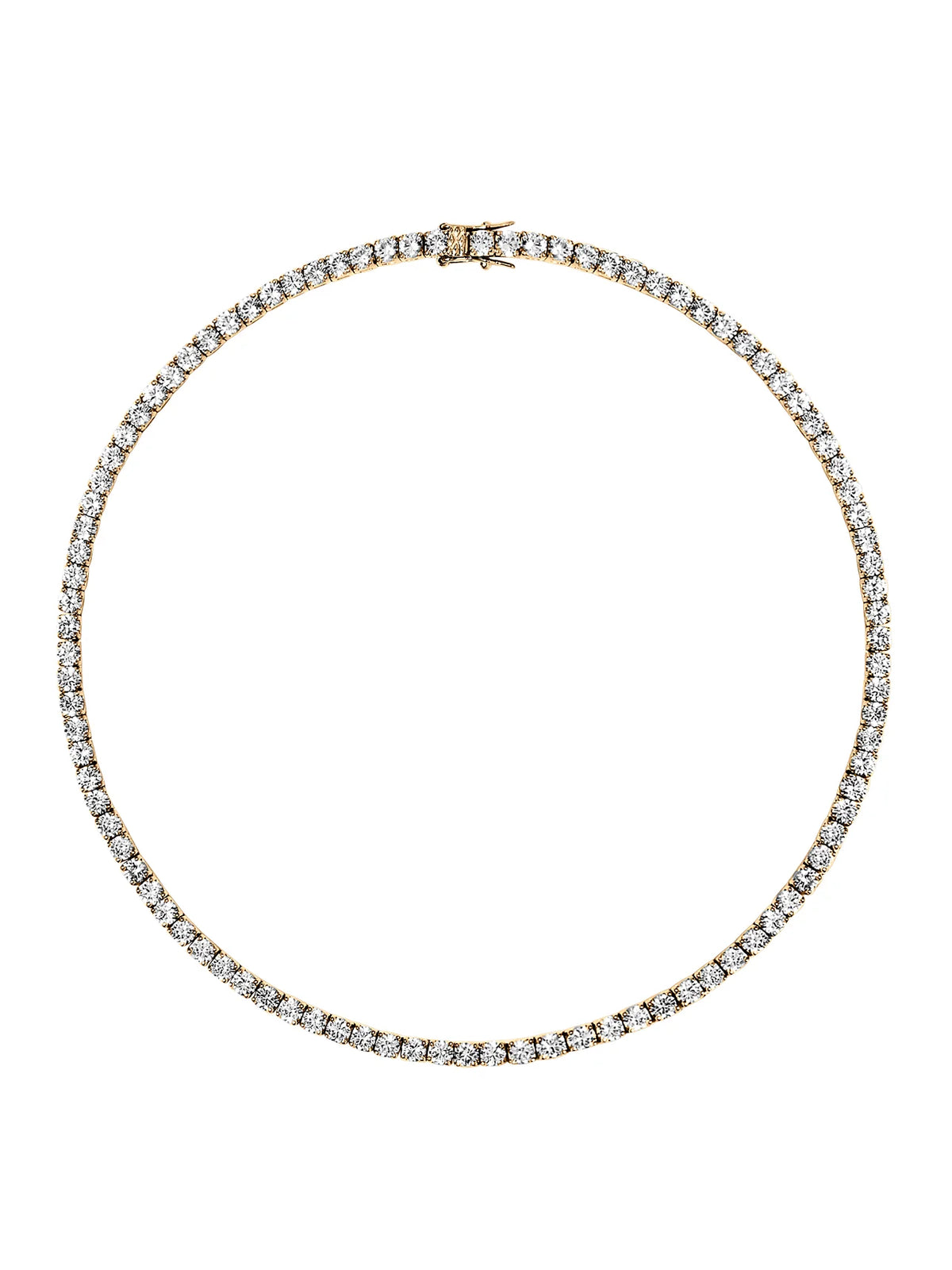 VVS1 MOISSANITE TENNIS CHAIN NECKLACE — Shinier Than Diamond