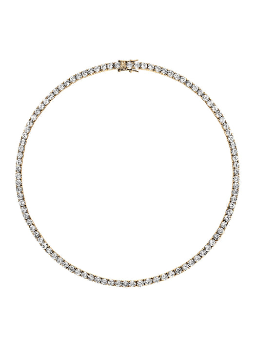 VVS1 MOISSANITE TENNIS CHAIN NECKLACE — Shinier Than Diamond
