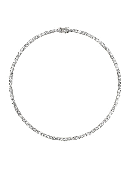 VVS1 MOISSANITE TENNIS CHAIN NECKLACE — Shinier Than Diamond